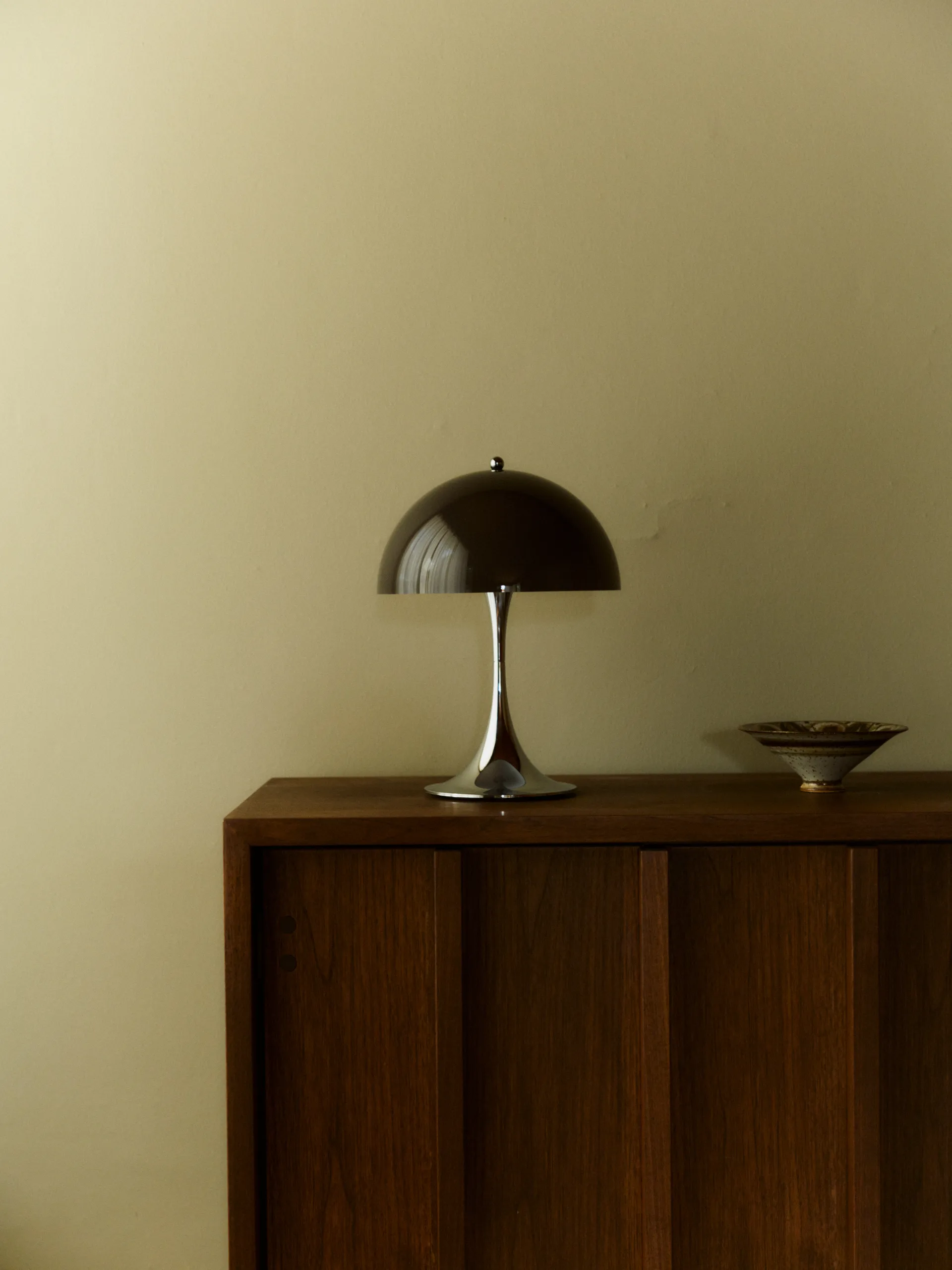 Panthella 250 portabel bordslampa V3, Original Opal Brown Louis Poulsen
