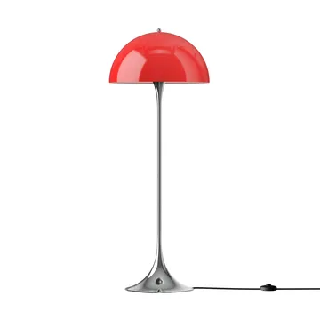 Panthella 500 golvlampa - Original opal red - Louis Poulsen