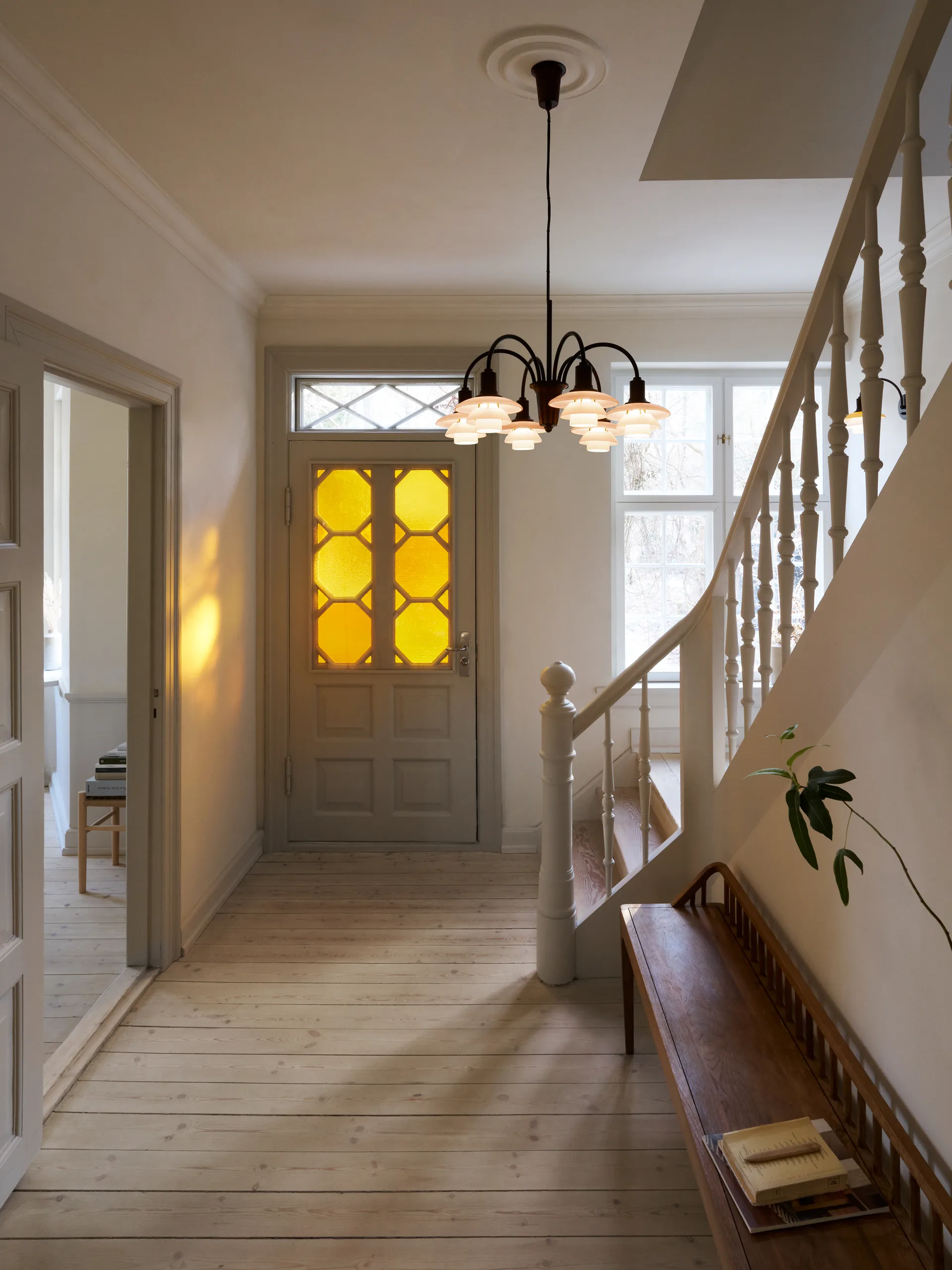 PH 1/1 Chandelier Centenary Edition ljuskrona, Brass-dusty terracotta, 6 armar Louis Poulsen