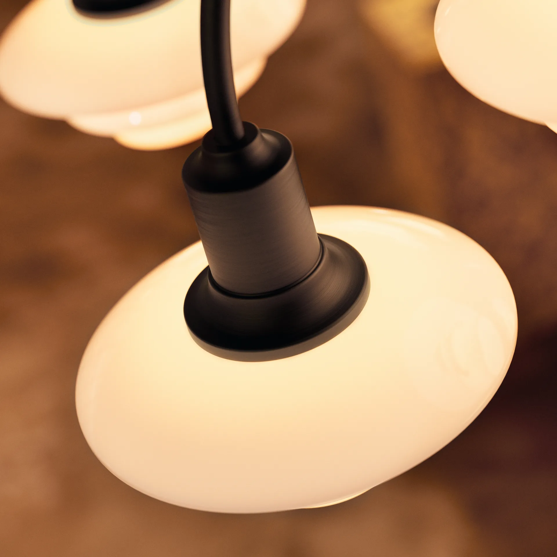 PH 1/1 Chandelier Centenary Edition ljuskrona, Brass-dusty terracotta, 9 armar Louis Poulsen
