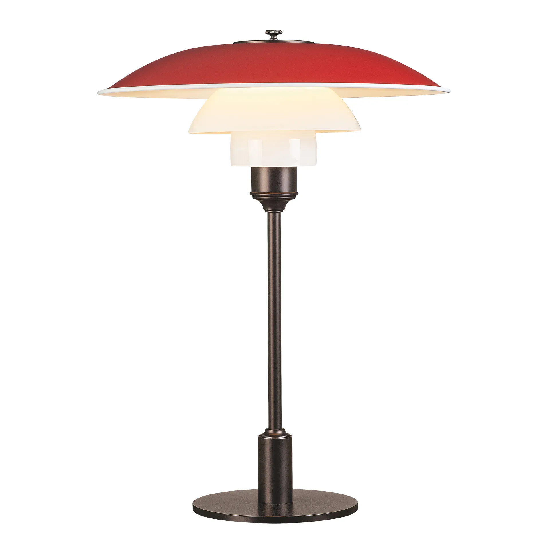 PH 3½-2½ bordslampa, Röd Louis Poulsen