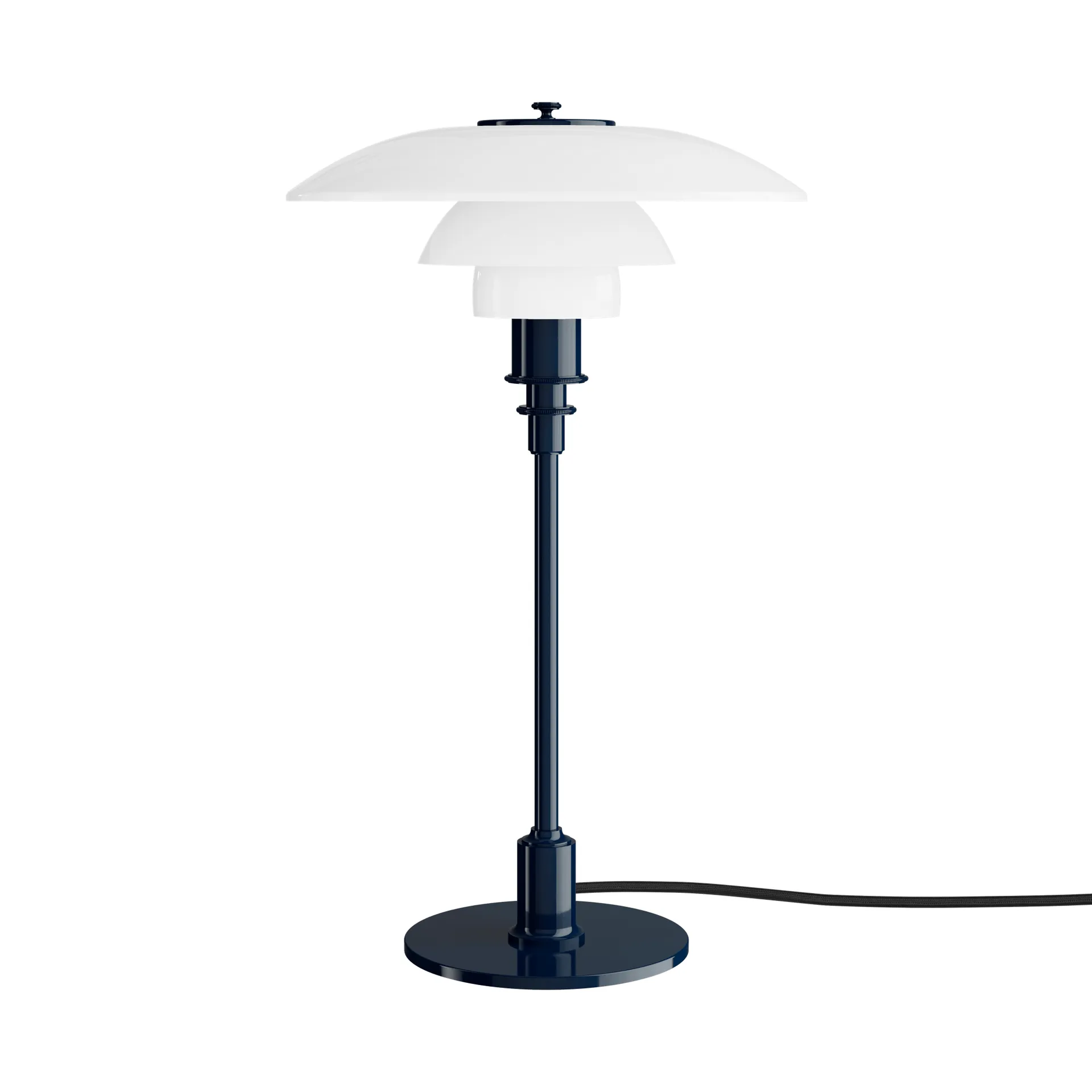 PH 3/2 bordslampa, Glossy deep blue Louis Poulsen