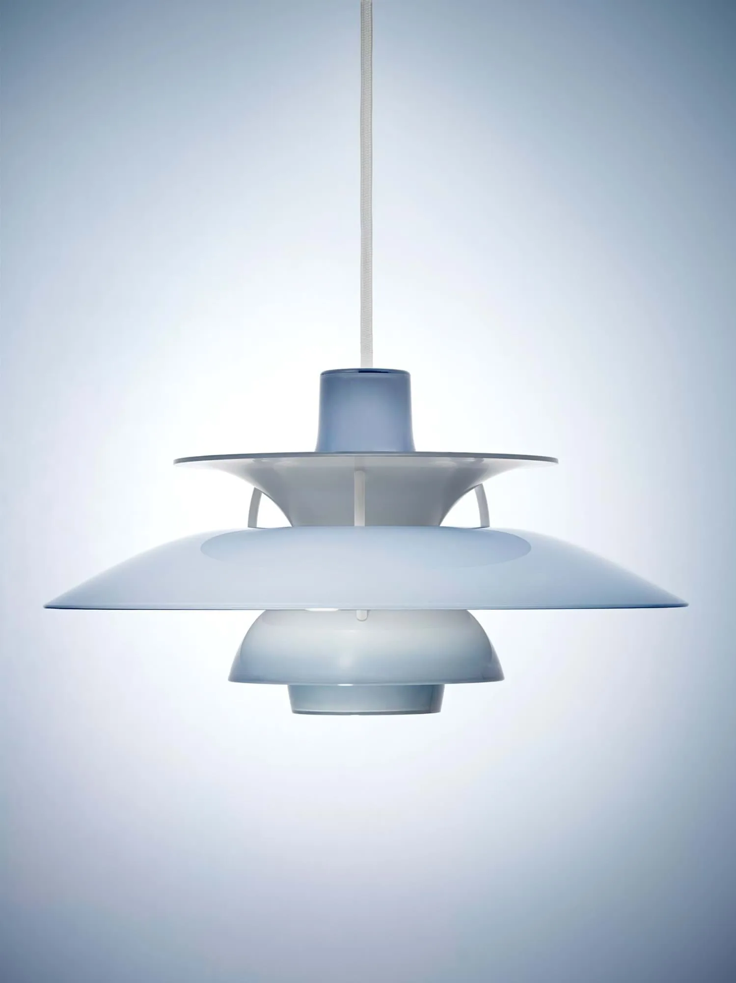 PH 5 pendel, Ø320, Opal pale blue Louis Poulsen