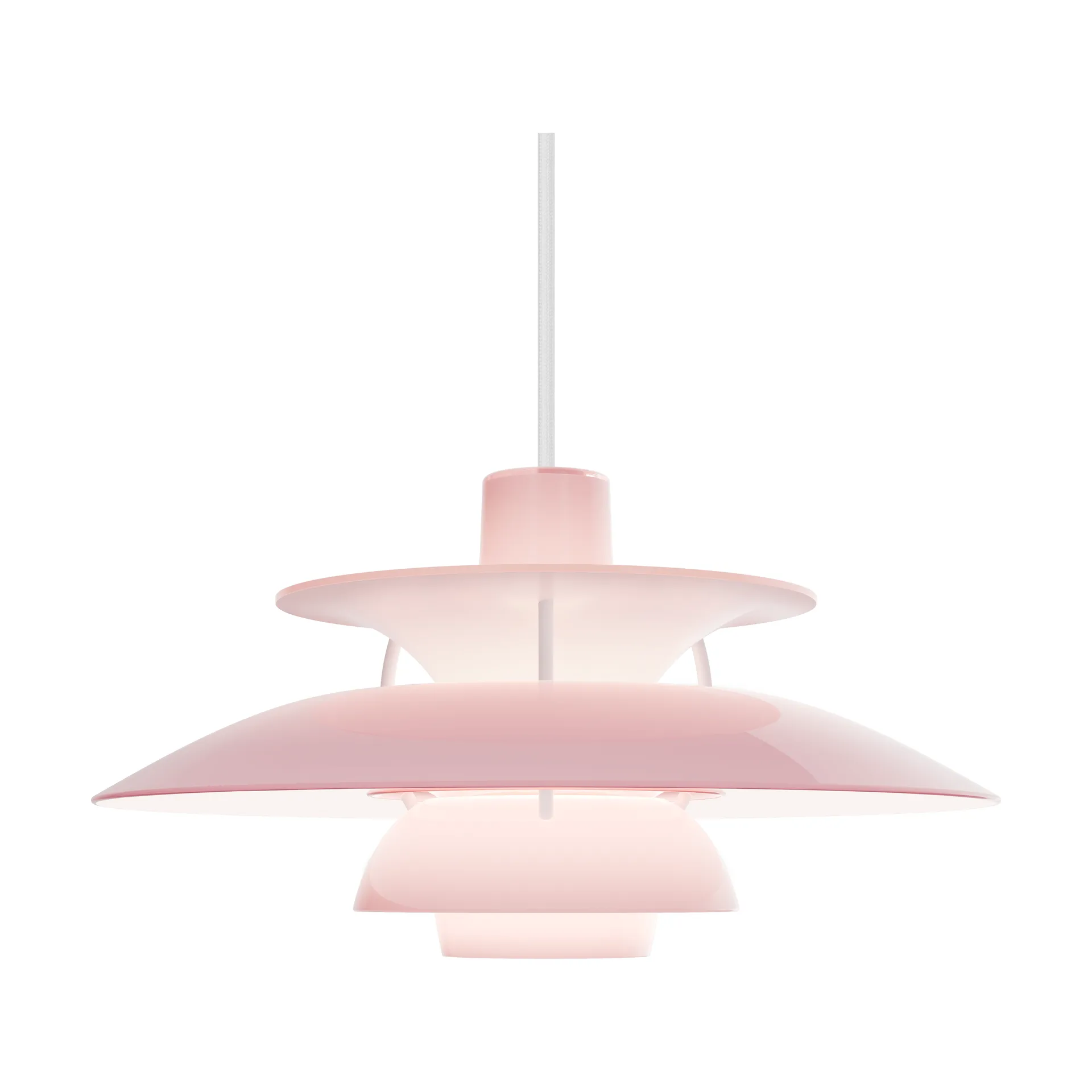 PH 5 pendel, Ø320, Opal pale rose Louis Poulsen
