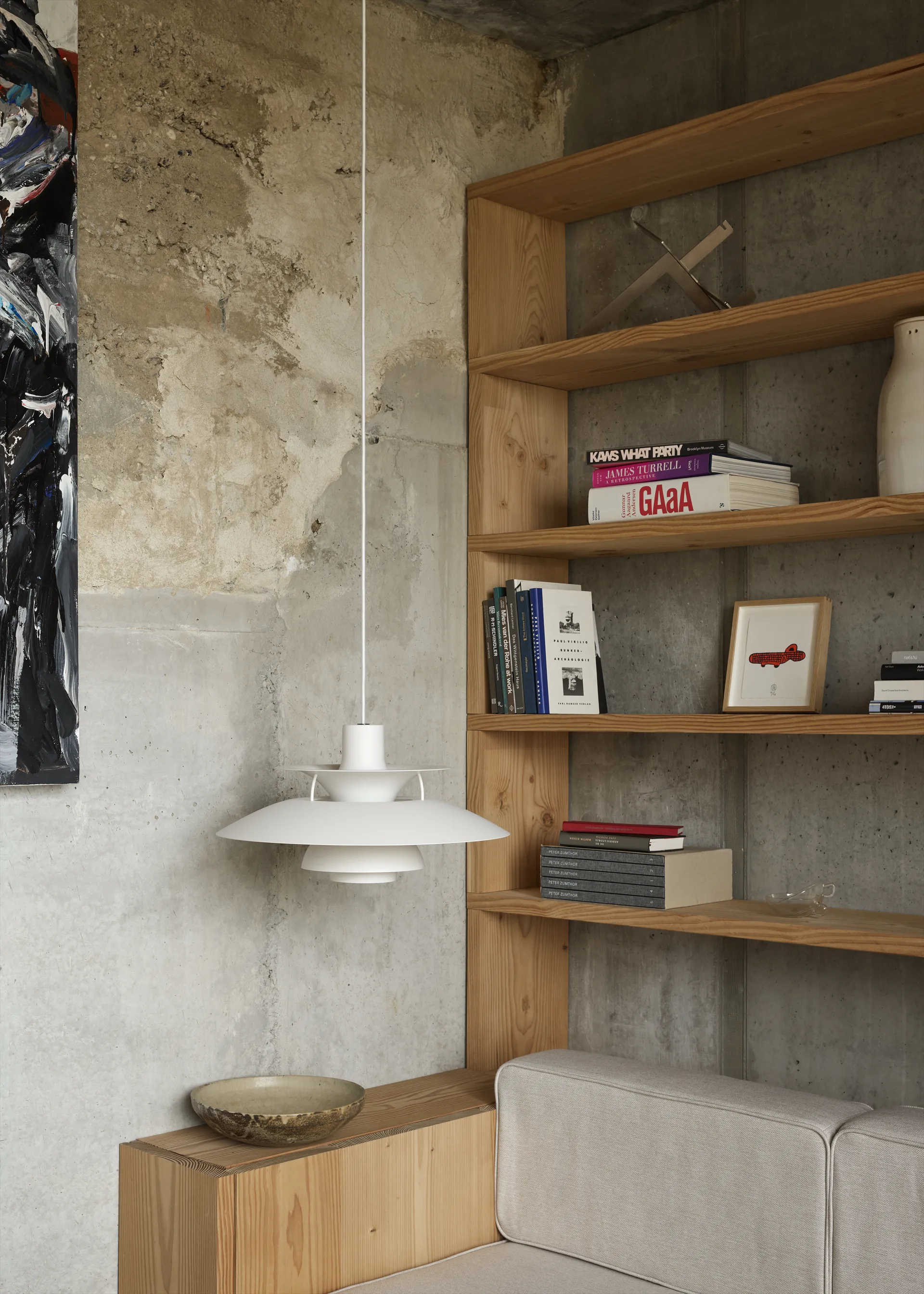 PH 5 pendel, Ø500, Monokrom Pale blush Louis Poulsen