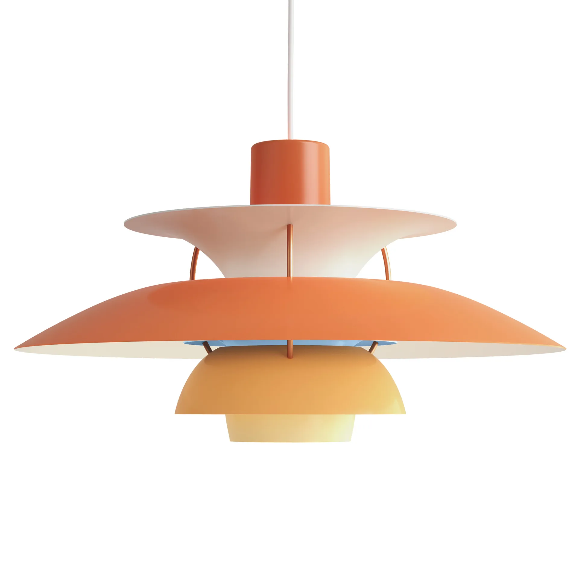 PH 5 pendel, Ø500, Orange Louis Poulsen