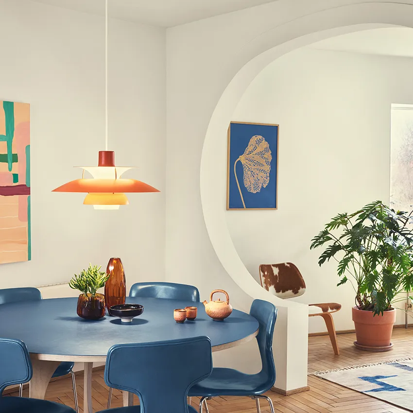 PH 5 pendel, Ø500, Orange Louis Poulsen
