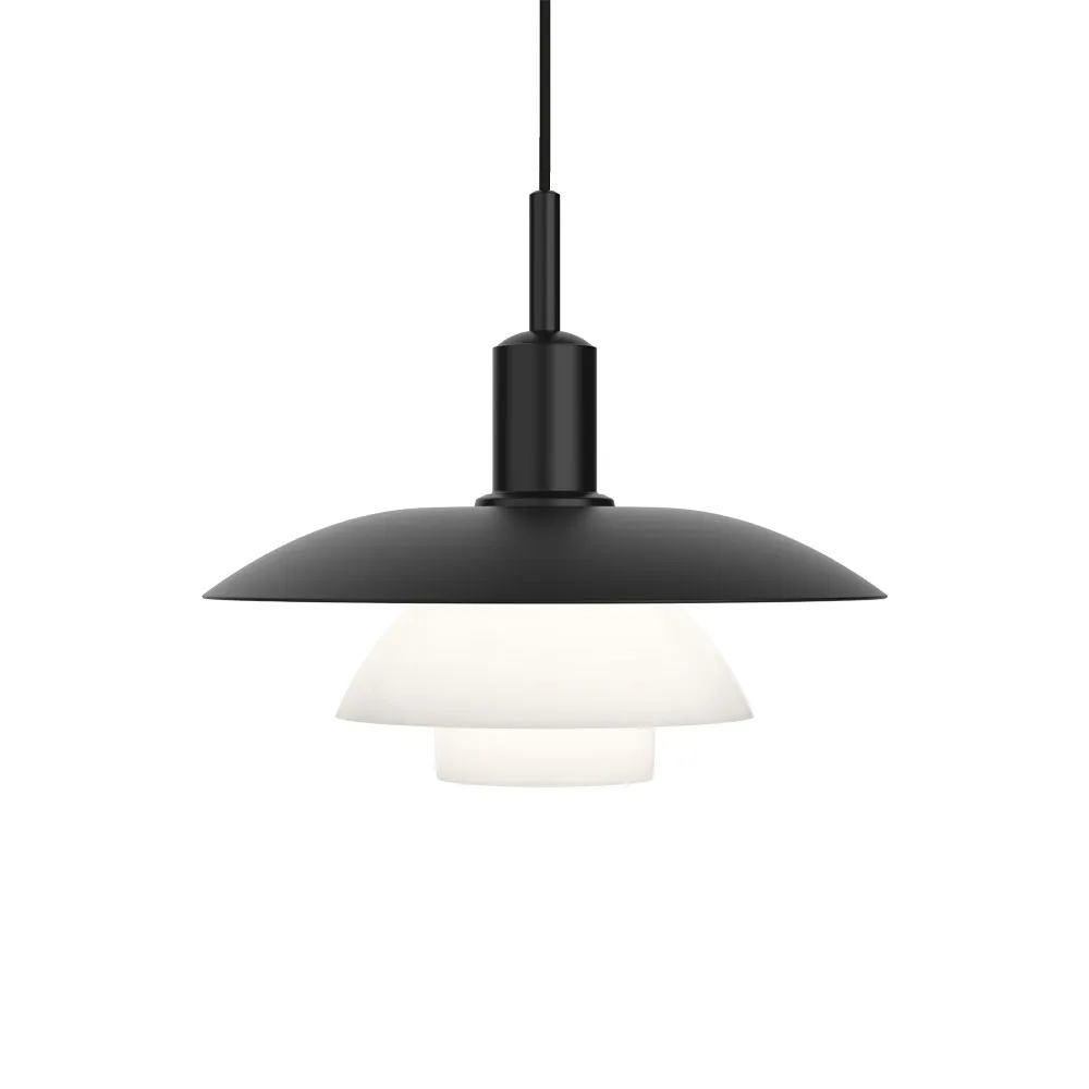PH 5/5 LED pendel, Metall svart/glas Louis Poulsen