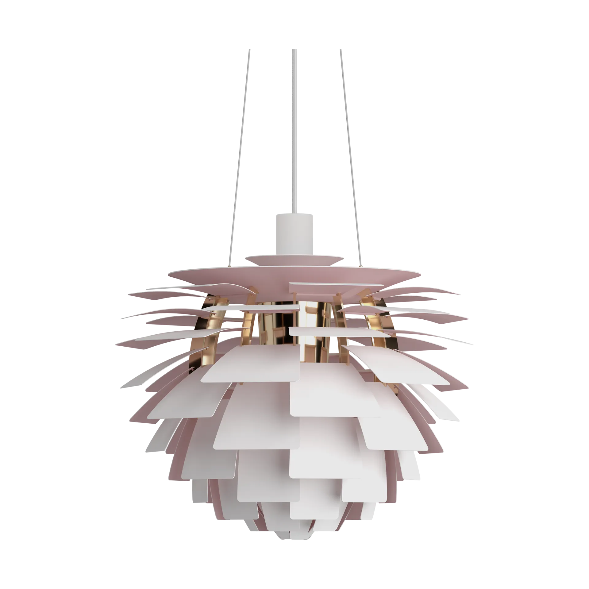 PH Artichoke Anniversary jubileumsutgåva pendel, Matte white-pale rose Ø48 cm Louis Poulsen