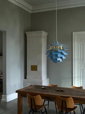 PH Artichoke pendel Ø48 cm - Dusty blue-brass metallised - Louis Poulsen