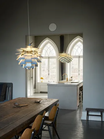 PH Artichoke pendel Ø48 cm - Dusty blue-brass metallised - Louis Poulsen