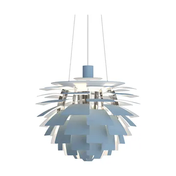 PH Artichoke pendel Ø48 cm - Dusty blue-high lustre chrome plated - Louis Poulsen