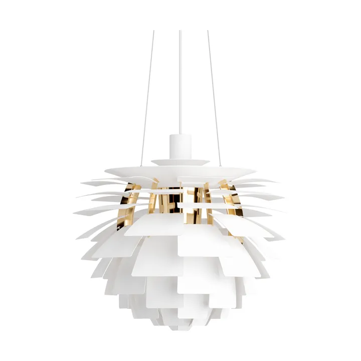 PH Artichoke pendel Ø48 cm - Soft white-brass metallised - Louis Poulsen