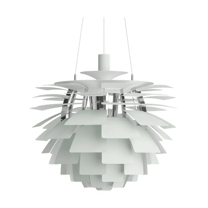 PH Artichoke pendel Ø60 cm - Dusty green-high lustre chrome plated - Louis Poulsen