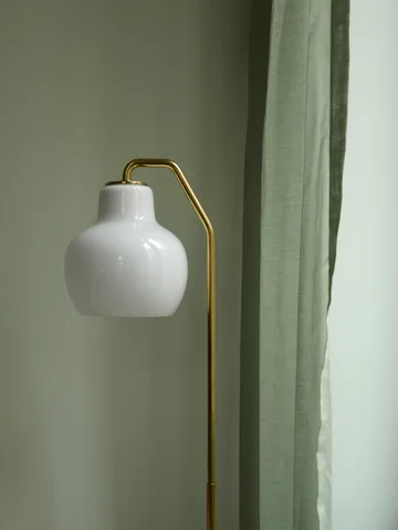 VL Ring Crown golvlampa - Mässing-opalglas - Louis Poulsen