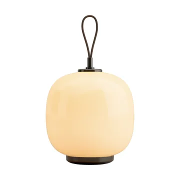 VL45 Radiohus portabel lampa Ø17,5 cm - Brass-pale yellow glass - Louis Poulsen