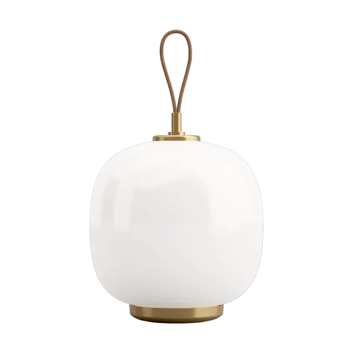VL45 Radiohus portabel lampa Ø17,5 cm - Brass-white opal glass - Louis Poulsen