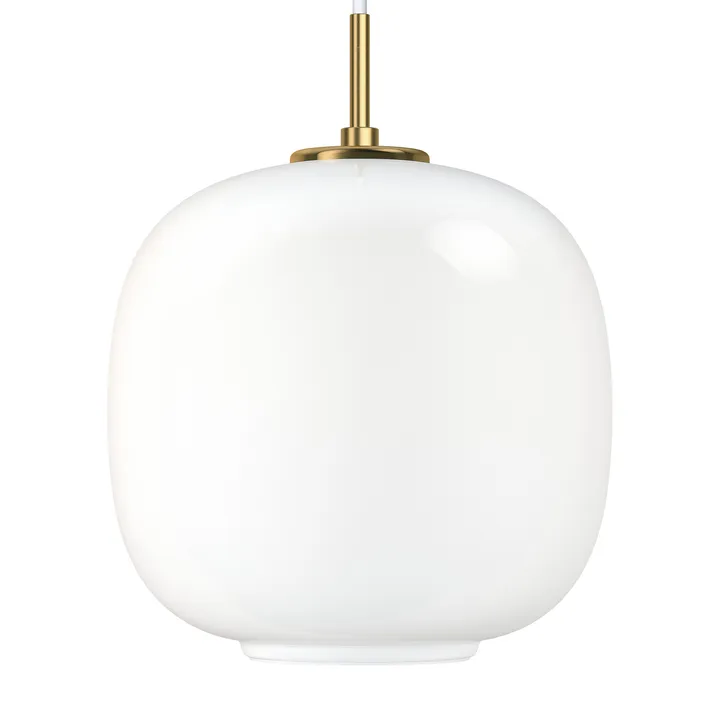 VL45 Radiohuspendel Ø25 cm - Brass-white opal glass - Louis Poulsen