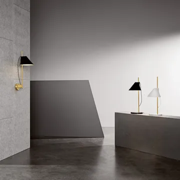Yuh bordslampa - Vit-mässing - Louis Poulsen