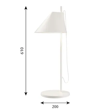 Yuh bordslampa - Vit - Louis Poulsen