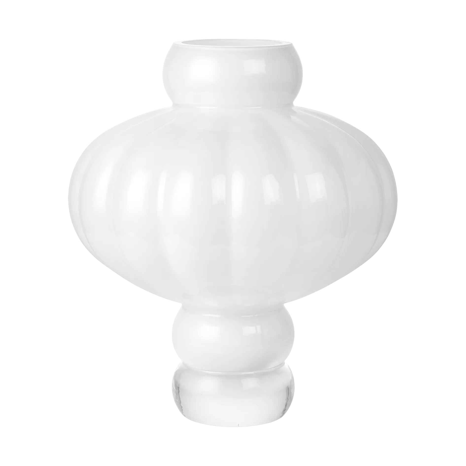 Balloon vas 40 cm, Opal White Louise Roe