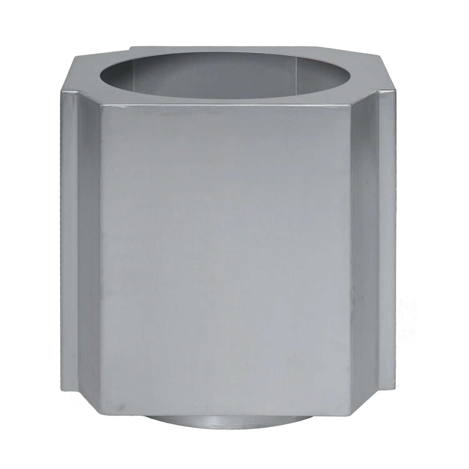 Funki kruka M 40 cm, Brushed Aluminium Louise Roe