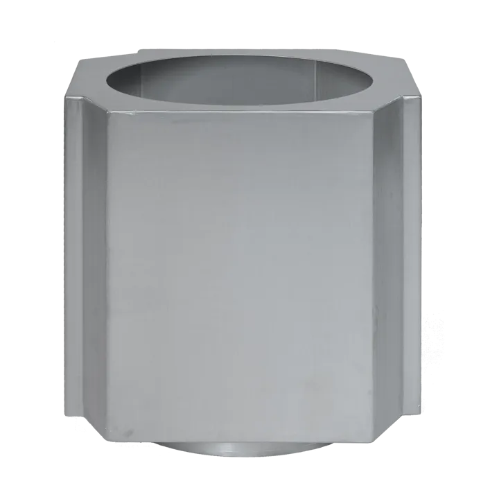 Funki kruka M 40 cm - Brushed Aluminium - Louise Roe
