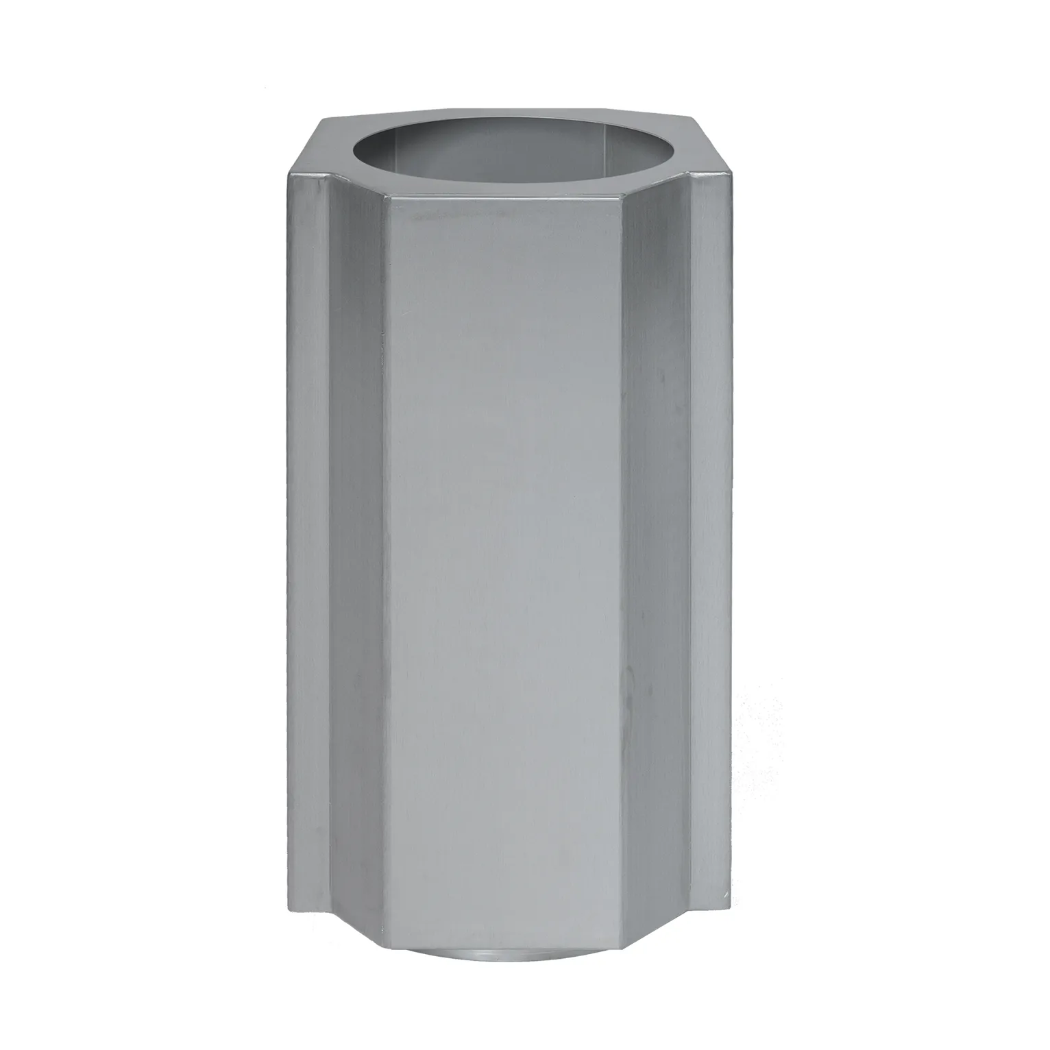 Funki kruka S 36 cm, Brushed Aluminium Louise Roe