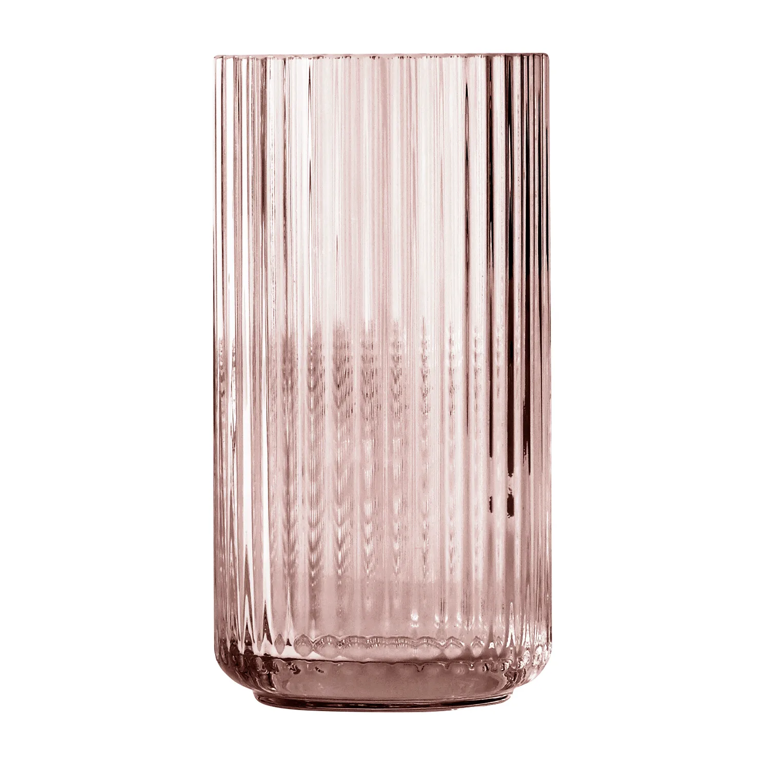 Lyngby vas glas burgundy, 20 cm Lyngby Porcelæn