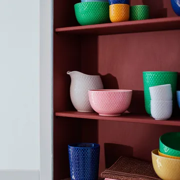 Rhombe äggkopp Ø5 cm - Mörkblå - Lyngby Porcelæn