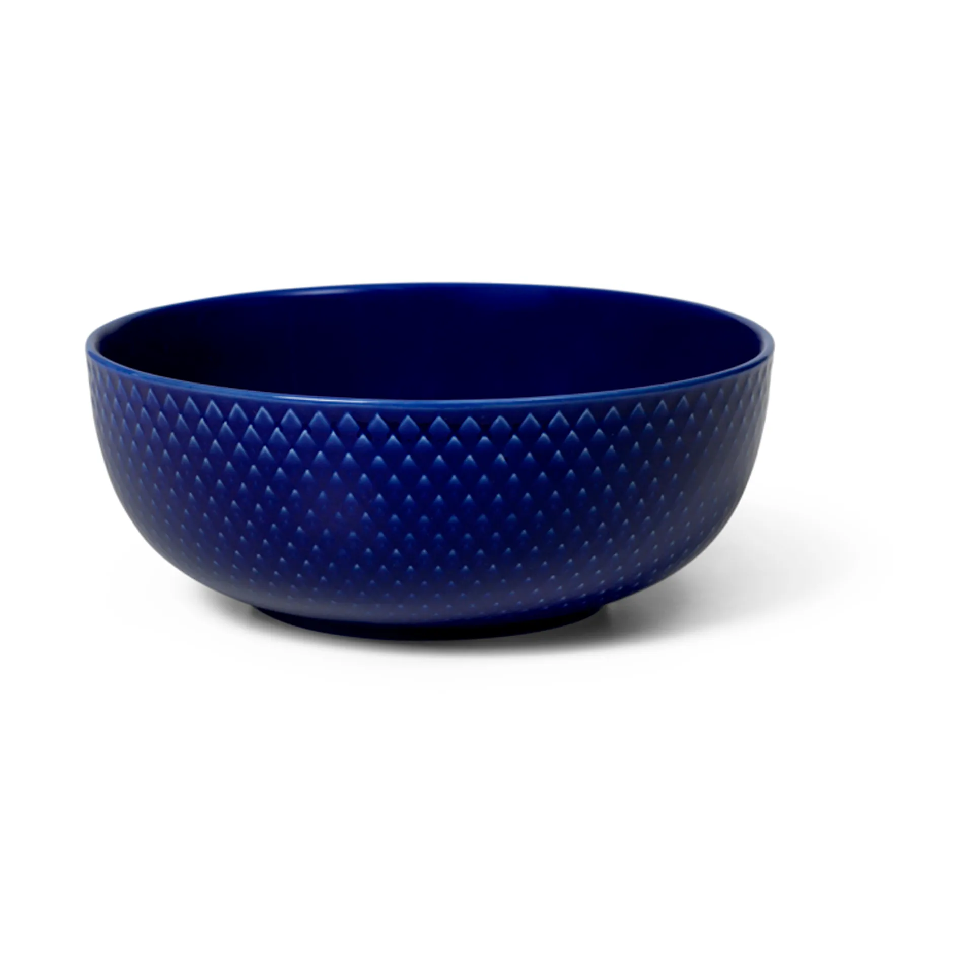 Rhombe skål Ø15,5 cm, Mörkblå Lyngby Porcelæn