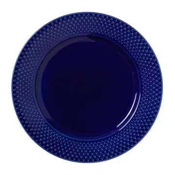 Rhombe tallrik Ø23 cm - Mörkblå - Lyngby Porcelæn