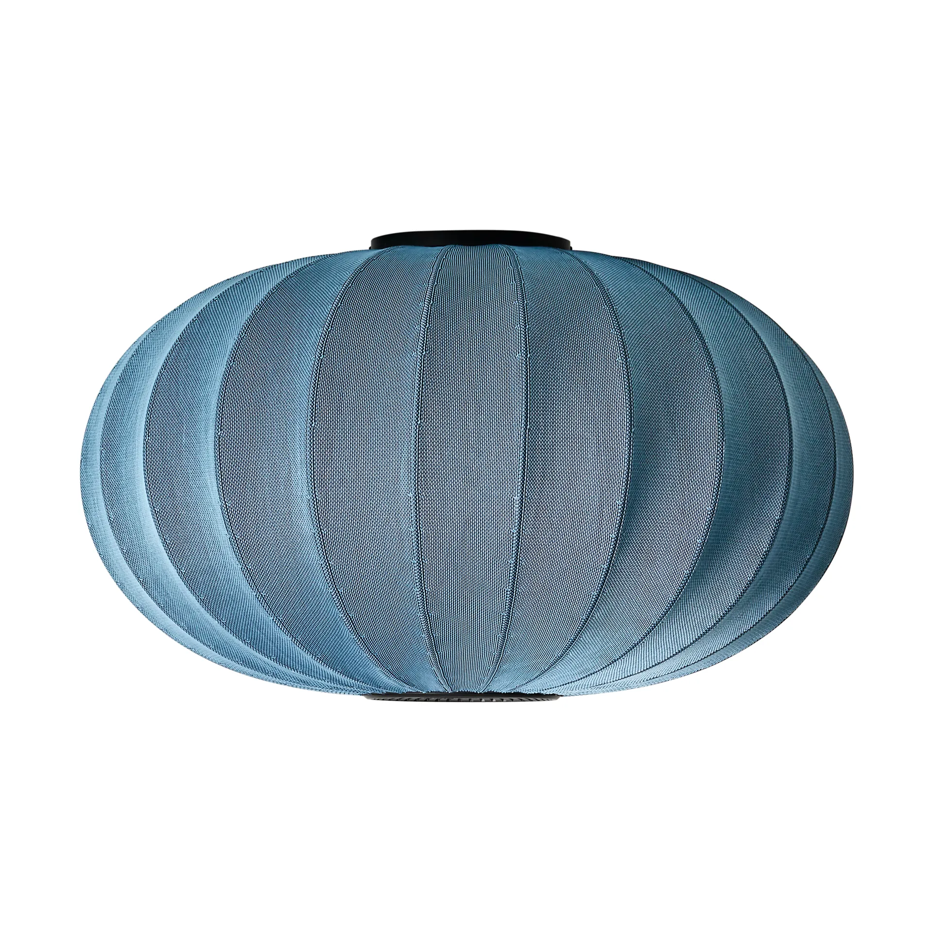 Knit-Wit 76 Oval vägg- och taklampa, Blue stone Made By Hand