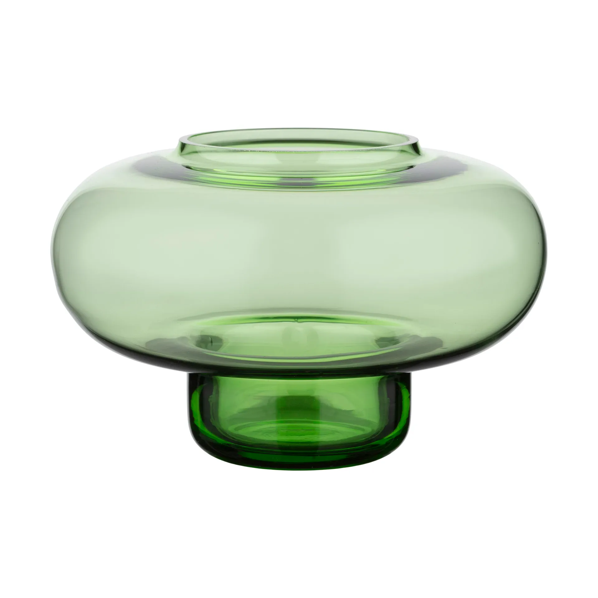 Fyr ljuslykta Ø12,7 cm, Green Marimekko