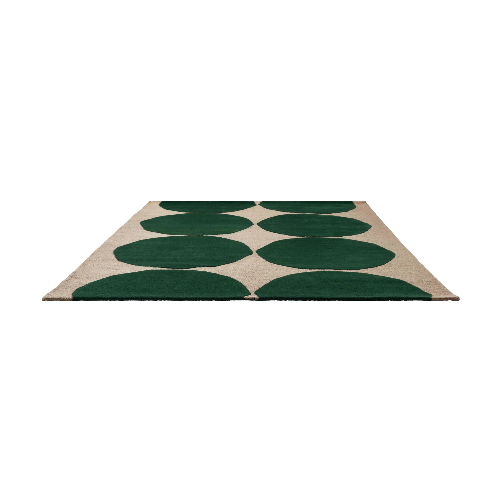 Isot Kivet ullmatta, Green, 170x240 cm Marimekko