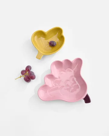 Kukasta Kukkaan assiett - Ochre, Ø9 cm - Marimekko