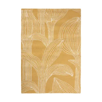 Kukat puhkeavat matta outdoor - Straw, 160x230 cm - Marimekko