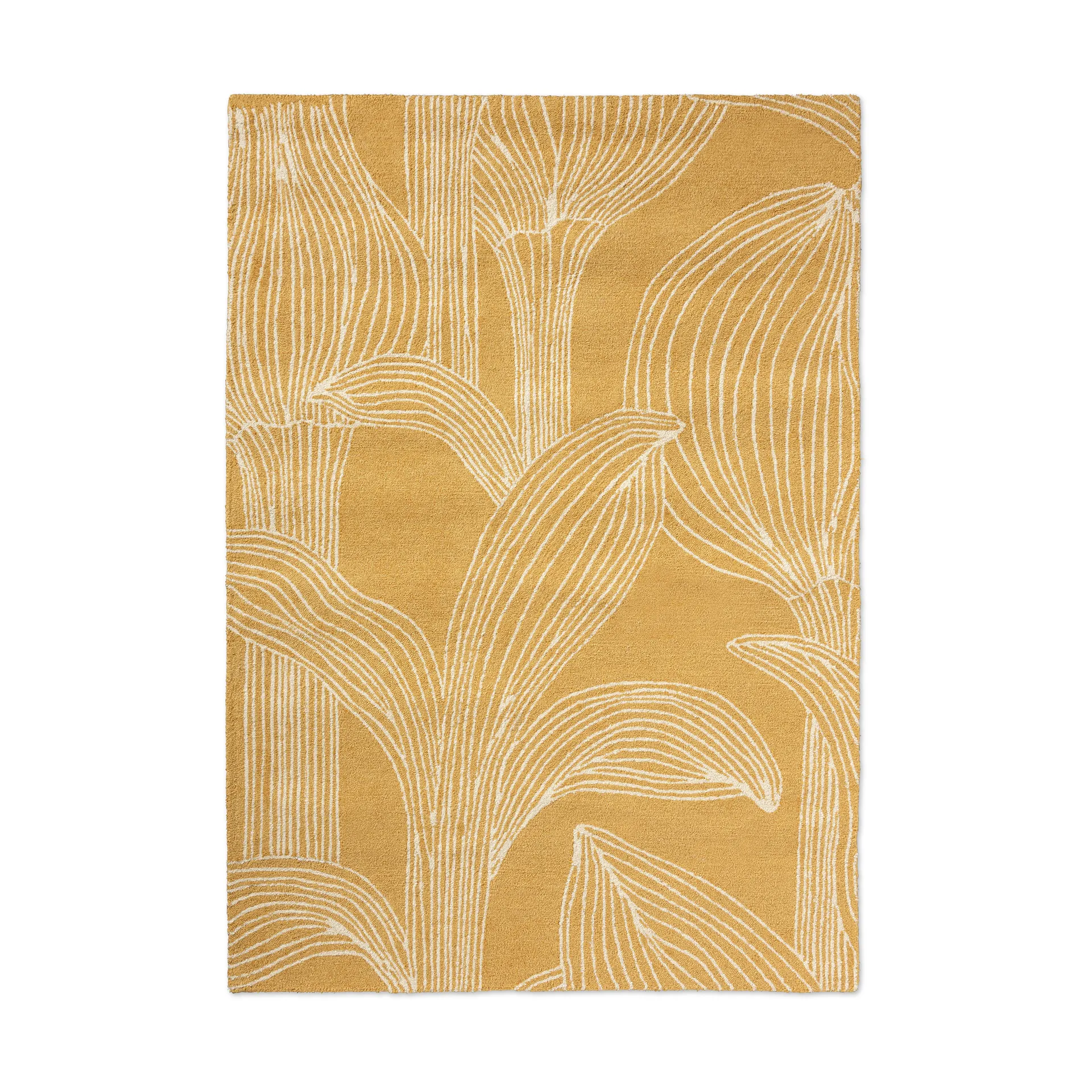 Kukat puhkeavat matta outdoor, Straw, 250x350 cm Marimekko