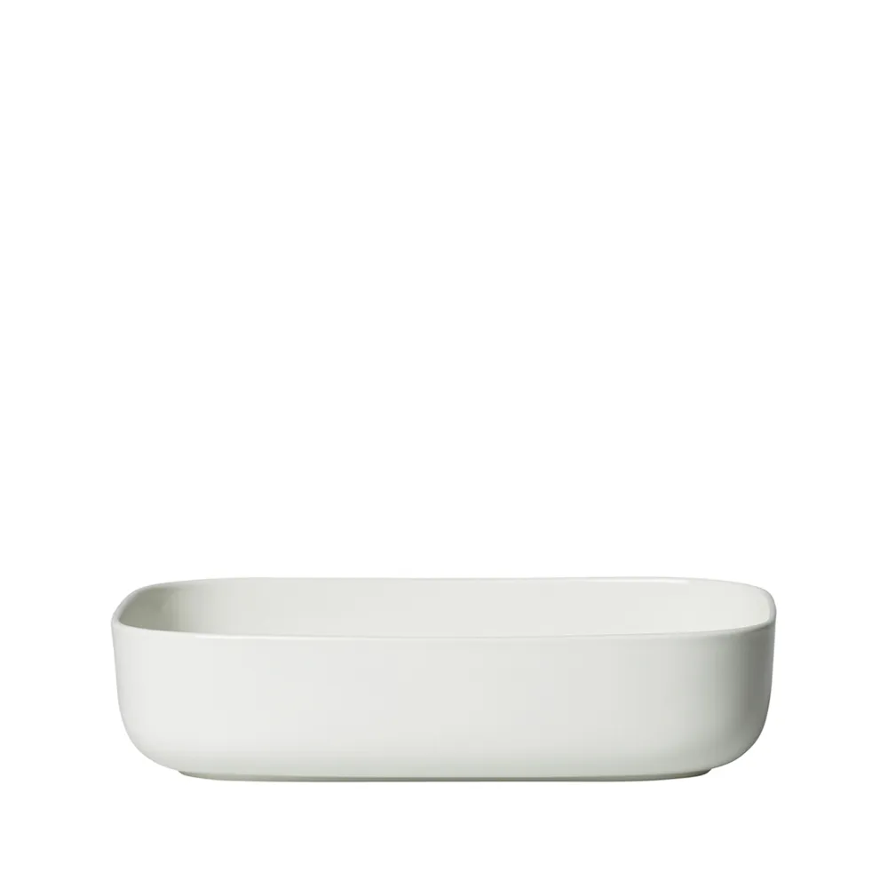 Oiva Siirtolapuutarha serveringsskål, Vit-svart Marimekko