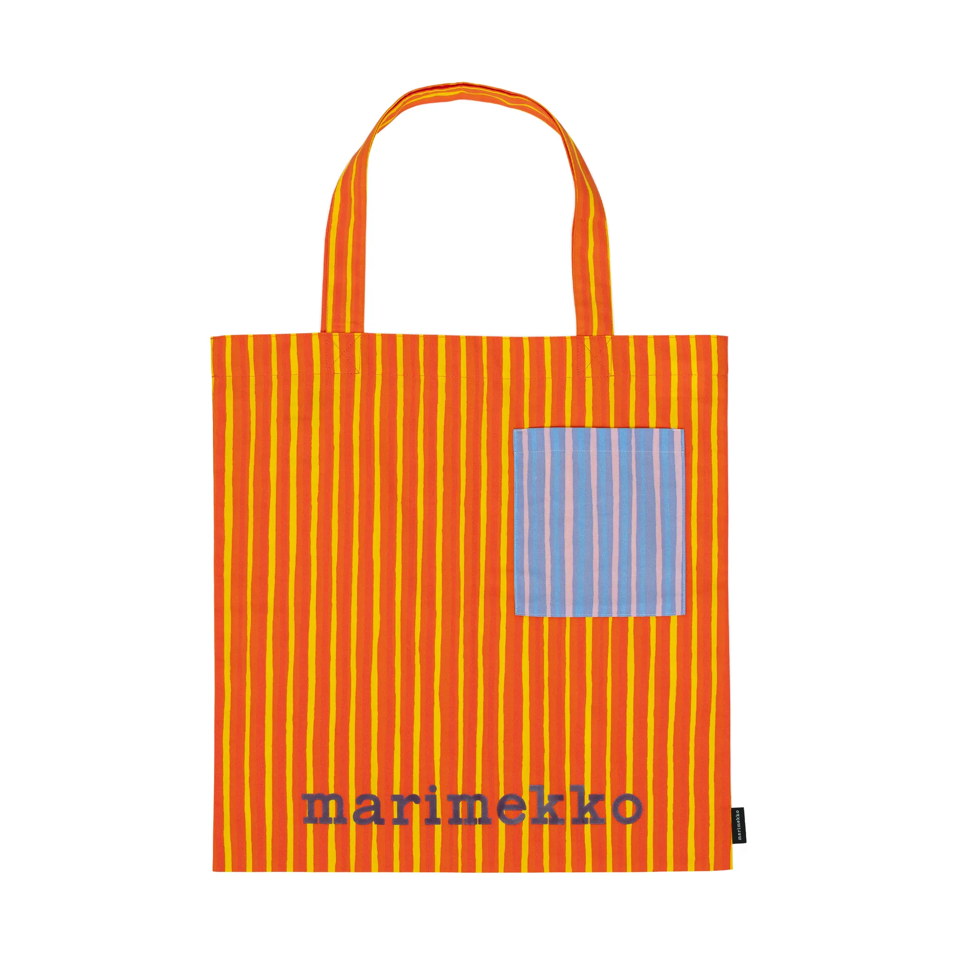 Piccolo tygpåse, Orange, med ficka, 43x44 Marimekko