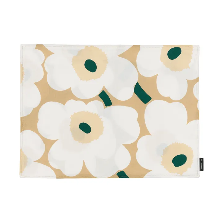 Pieni unikko bordstablett acryl - Sand-white-hay-emerald - Marimekko