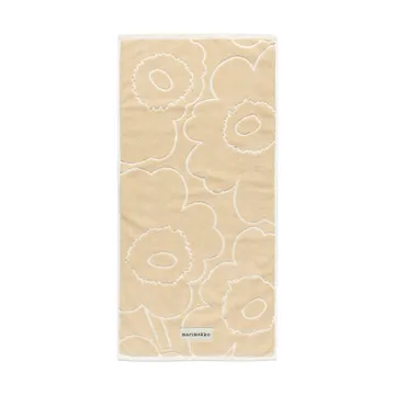 Piirto Unikko handduk 50x100 cm - Beige - Marimekko