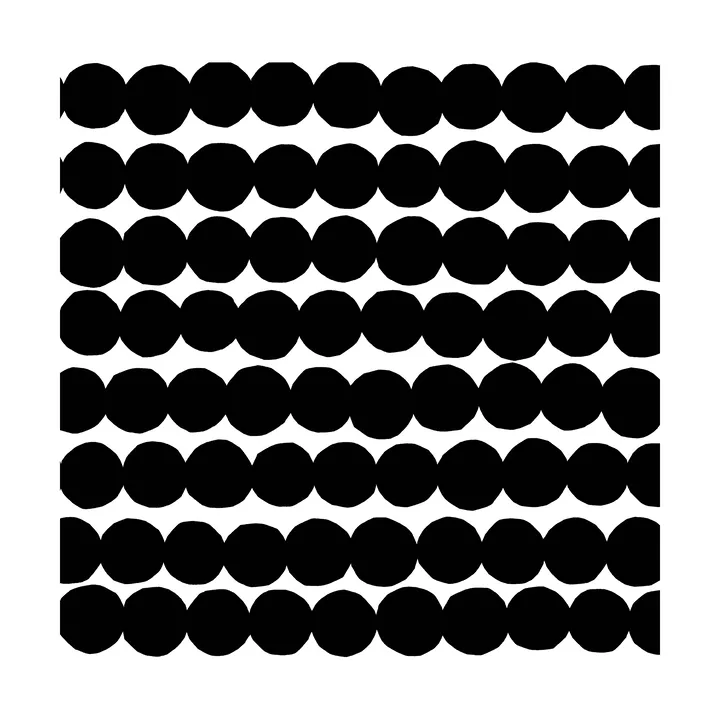 Räsymatto servett 33x33 cm 20-pack - Black-White - Marimekko