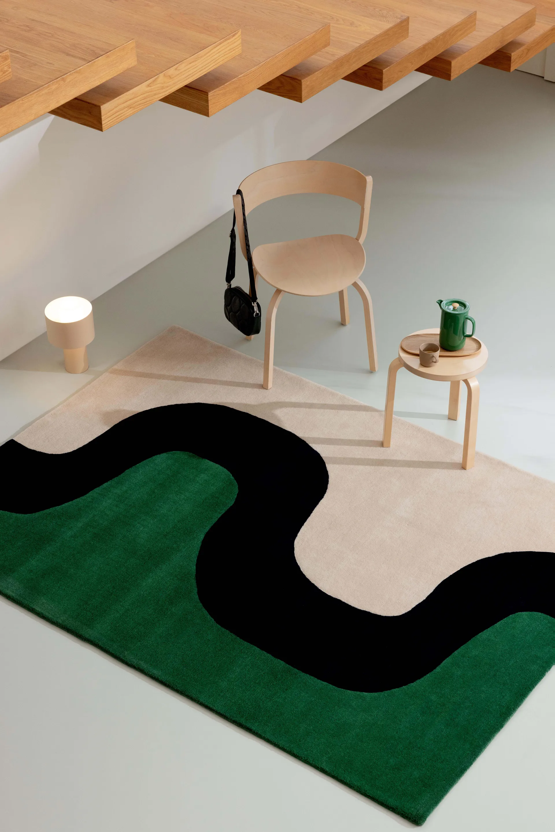 Seireeni ullmatta, Green, 200x280 cm Marimekko