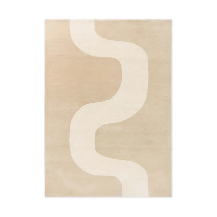 Seireeni ullmatta - Warm Beige, 140x200 cm - Marimekko