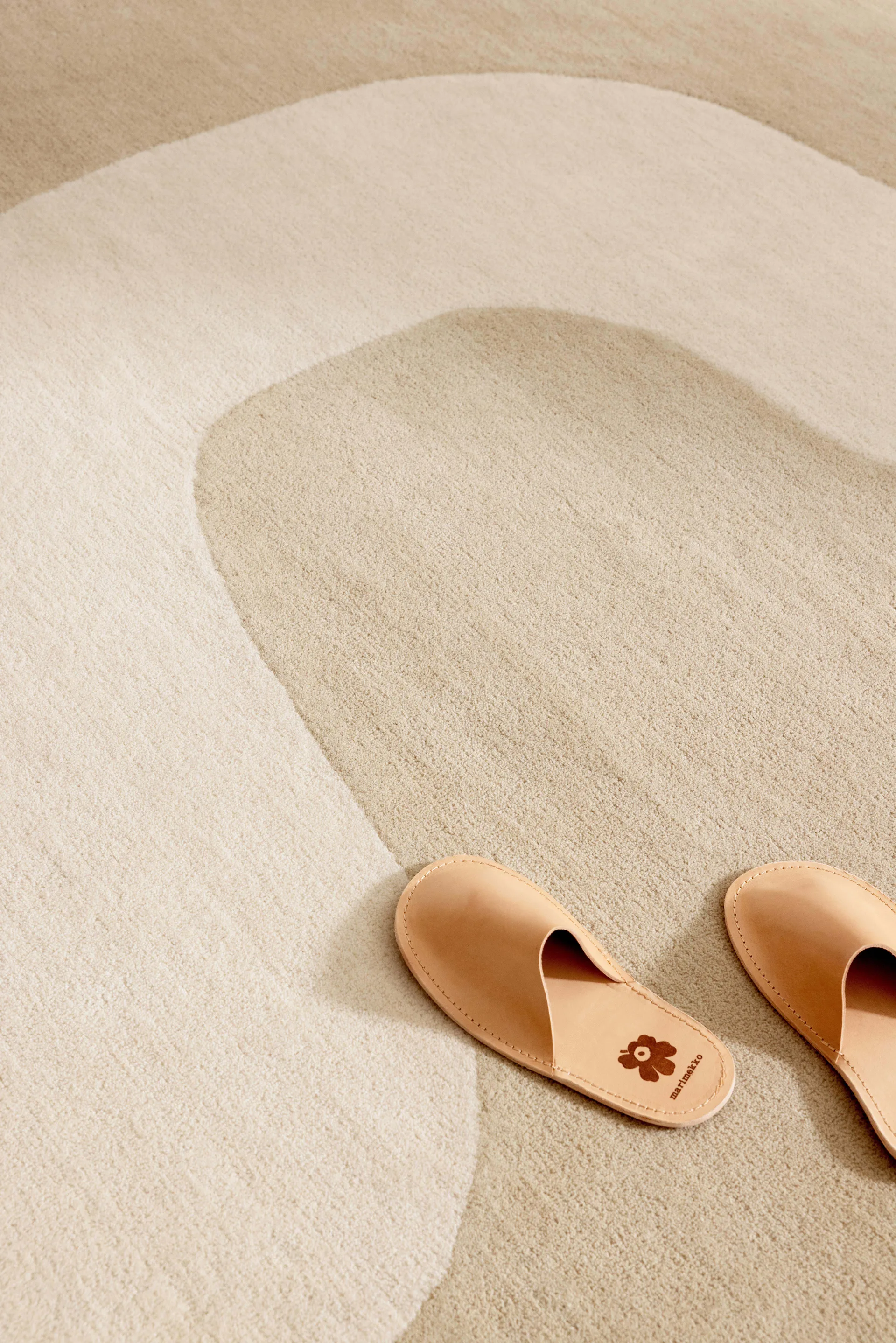 Seireeni ullmatta, Warm Beige, 200x280 cm Marimekko