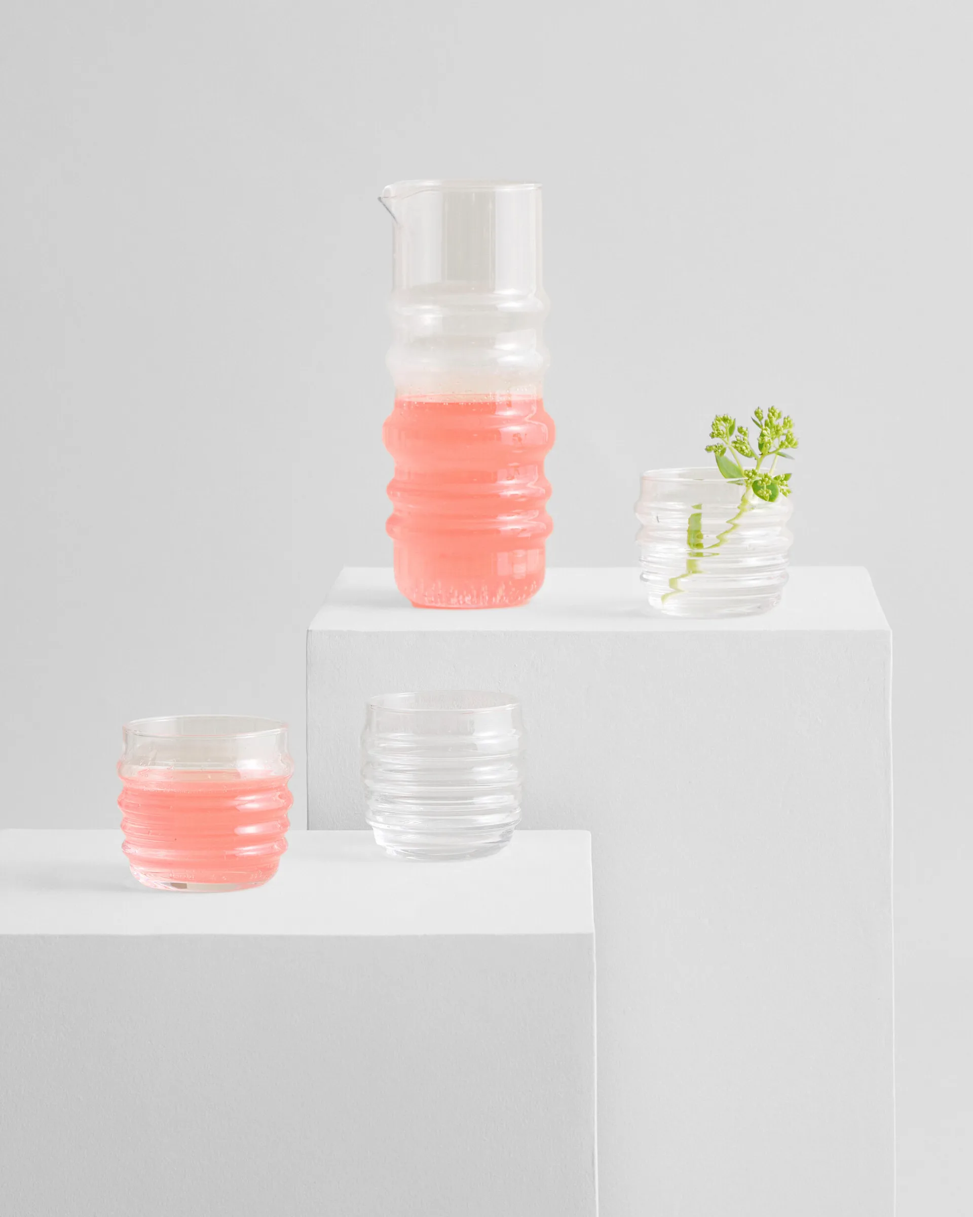 Sukat Makkaralla glas 2-pack, klar 2-pack Marimekko
