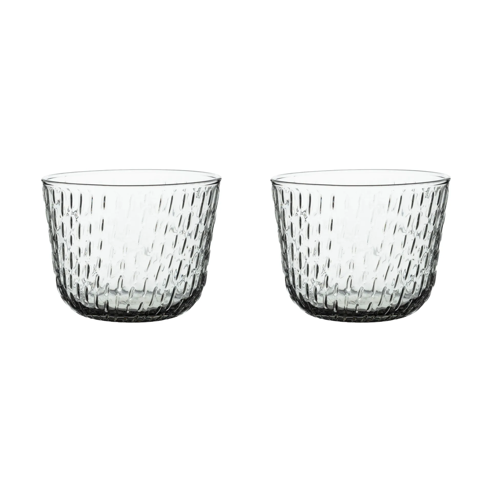 Syksy dricksglas 2 dl 2-pack, Misty grey Marimekko