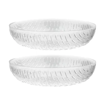 Syksy skål glas 2,5 dl 2-pack - Clear - Marimekko
