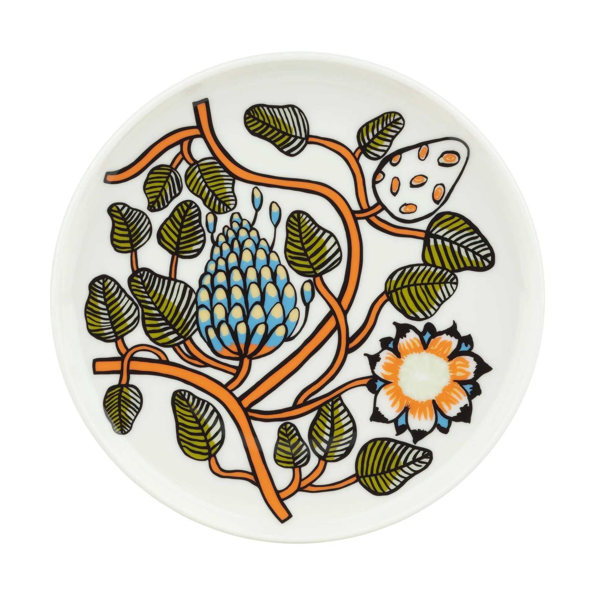 Tiara tallrik Ø20 cm, Vit Marimekko